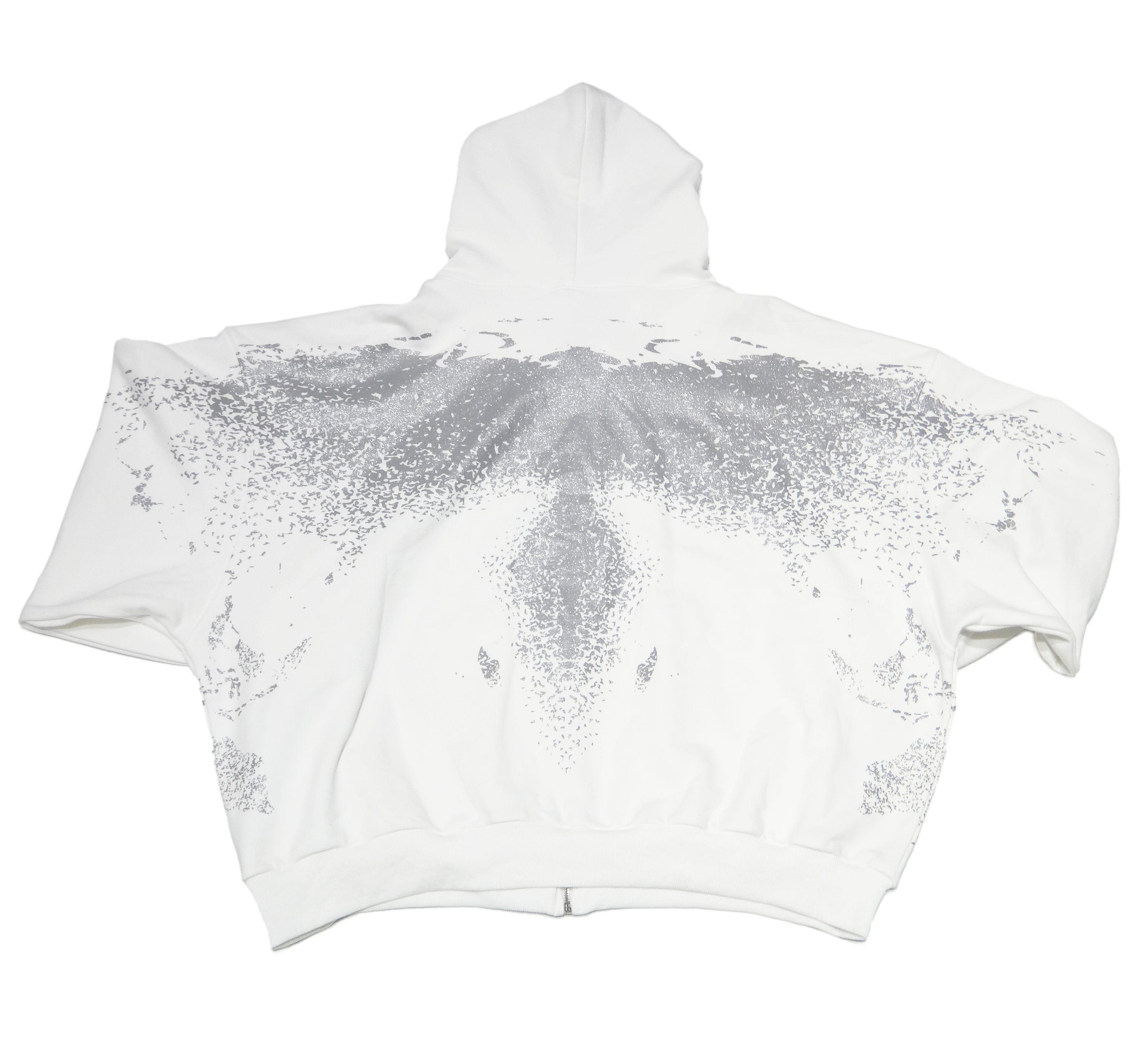 Phoenix Cocoon Hoodie White