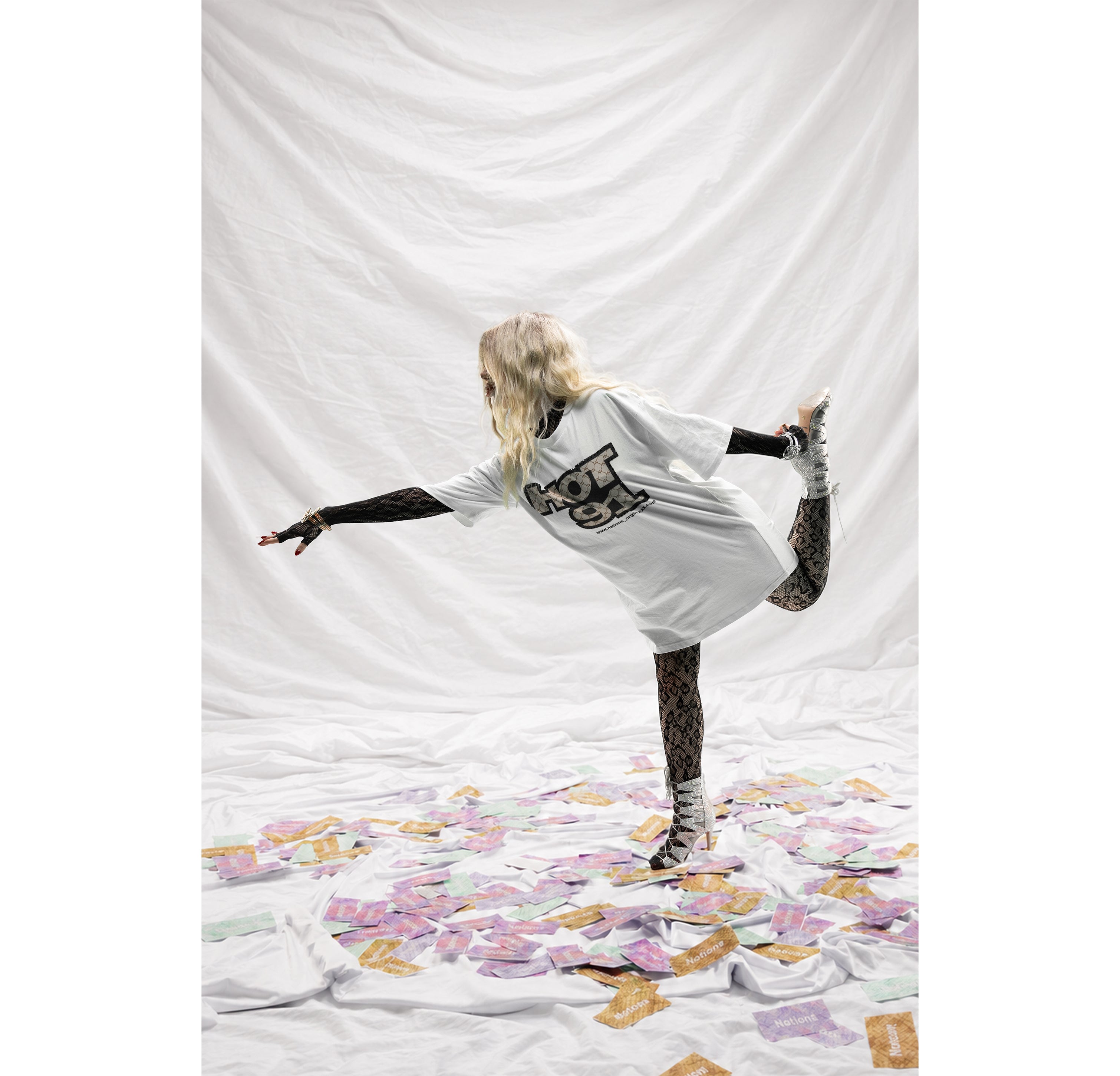 "HOT 91" Monogram Robe