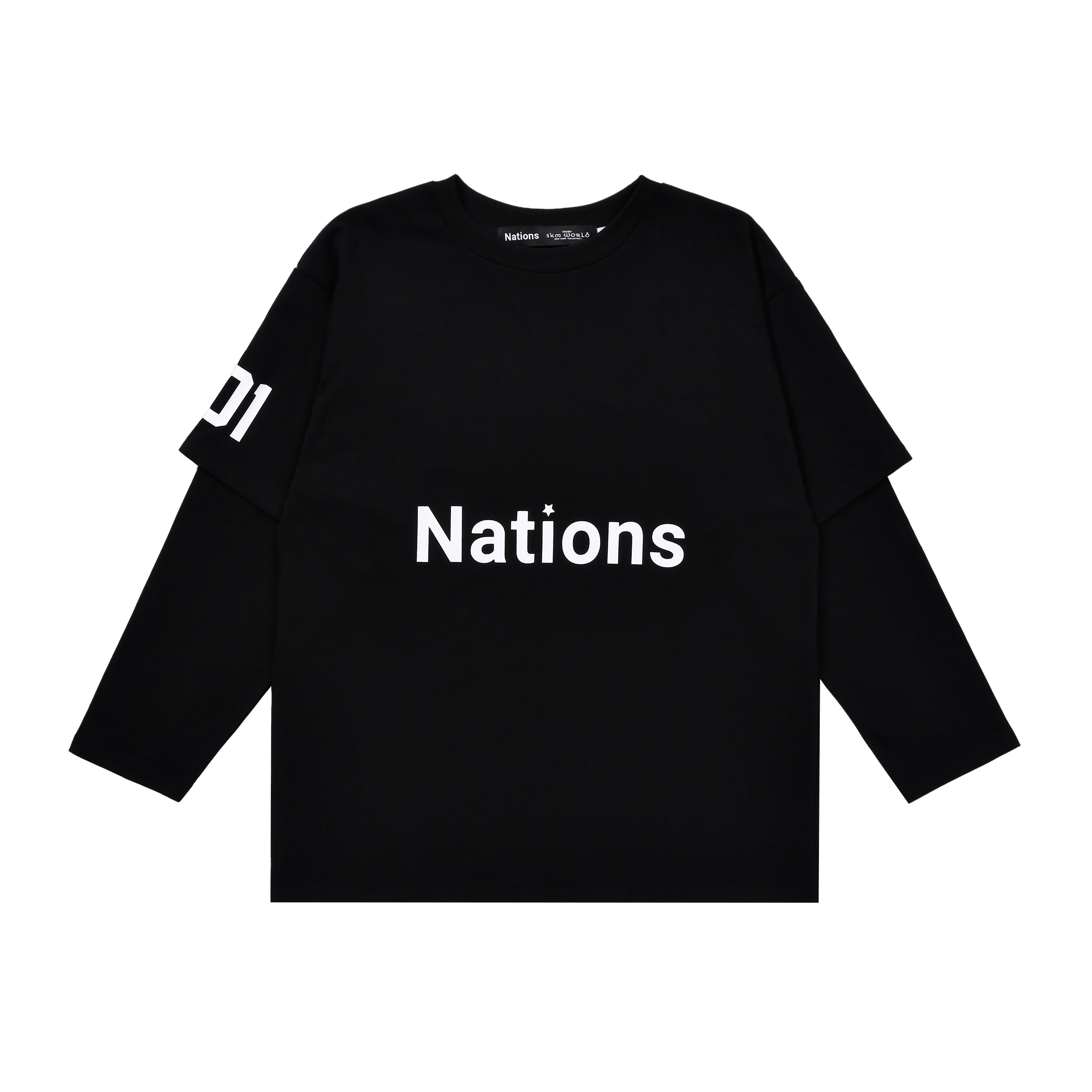 ”Flags" Layered Shirt