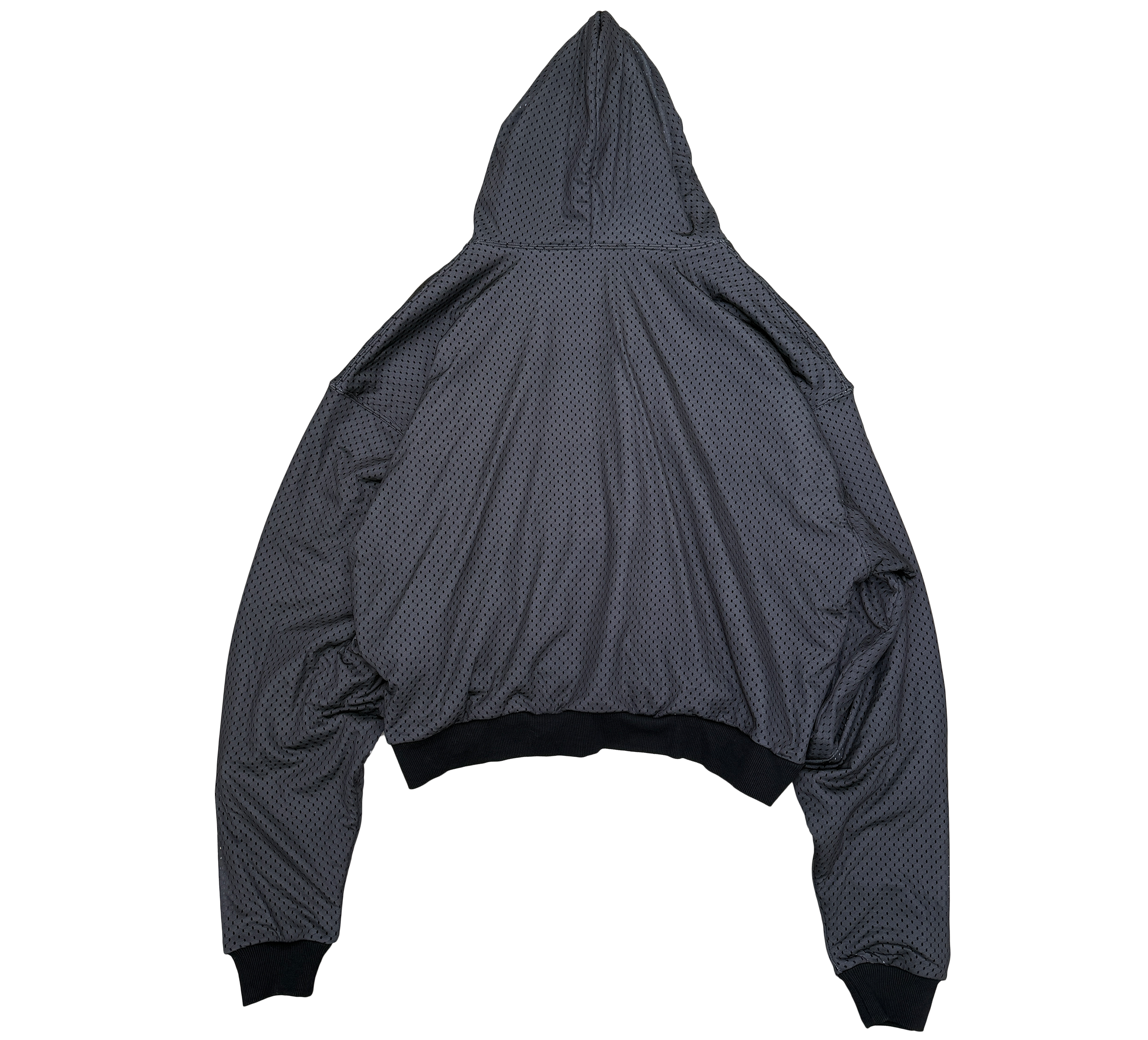 Pegasus Mesh Jersey Hoodie Black