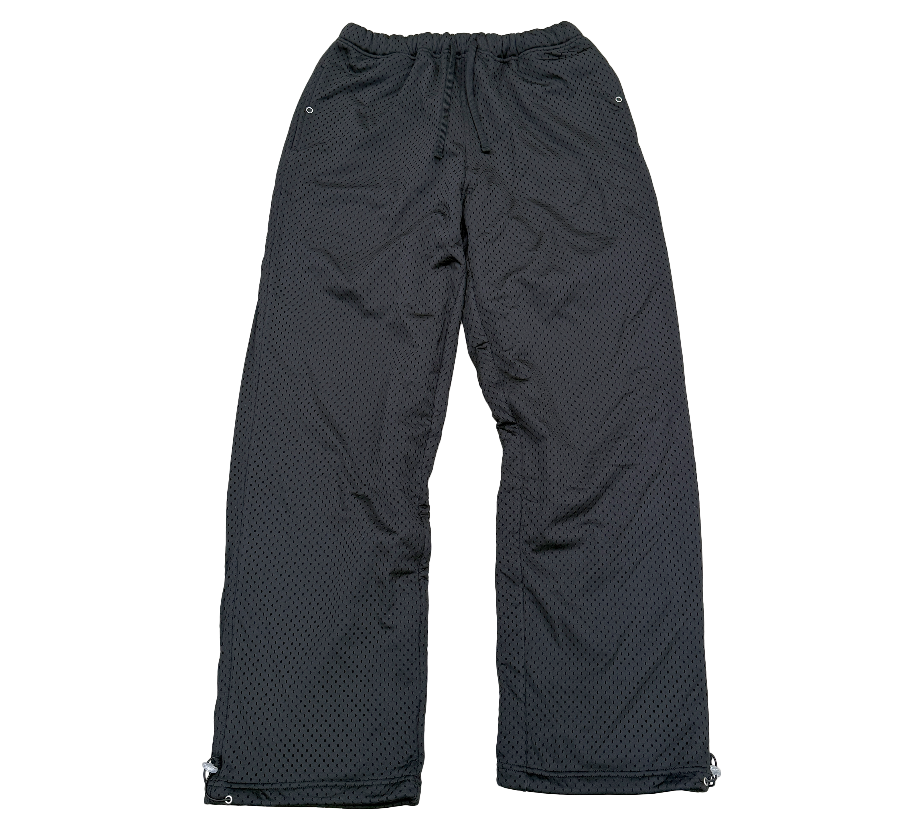 Mesh Jersey Pants Black