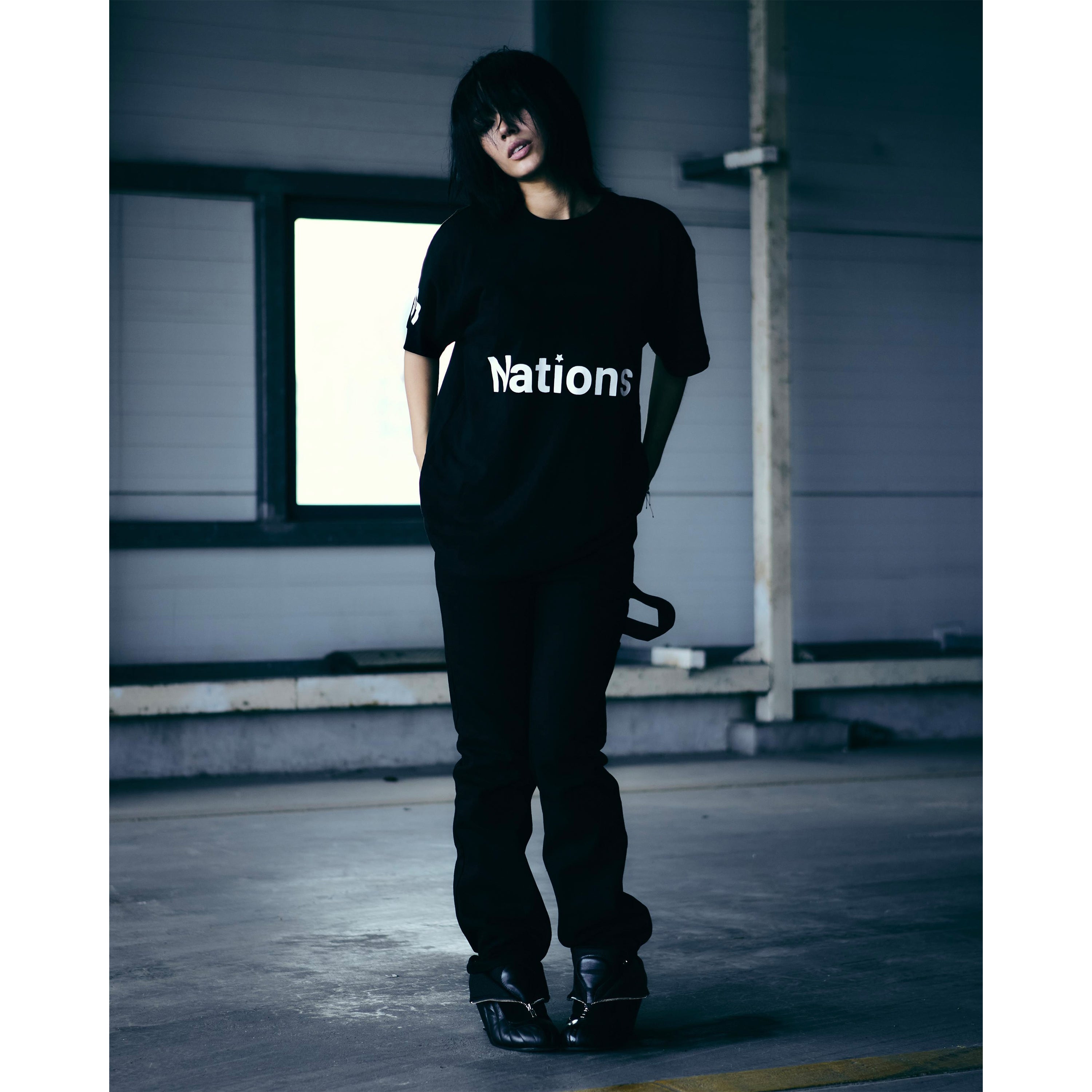 ”Flags" Layered Shirt