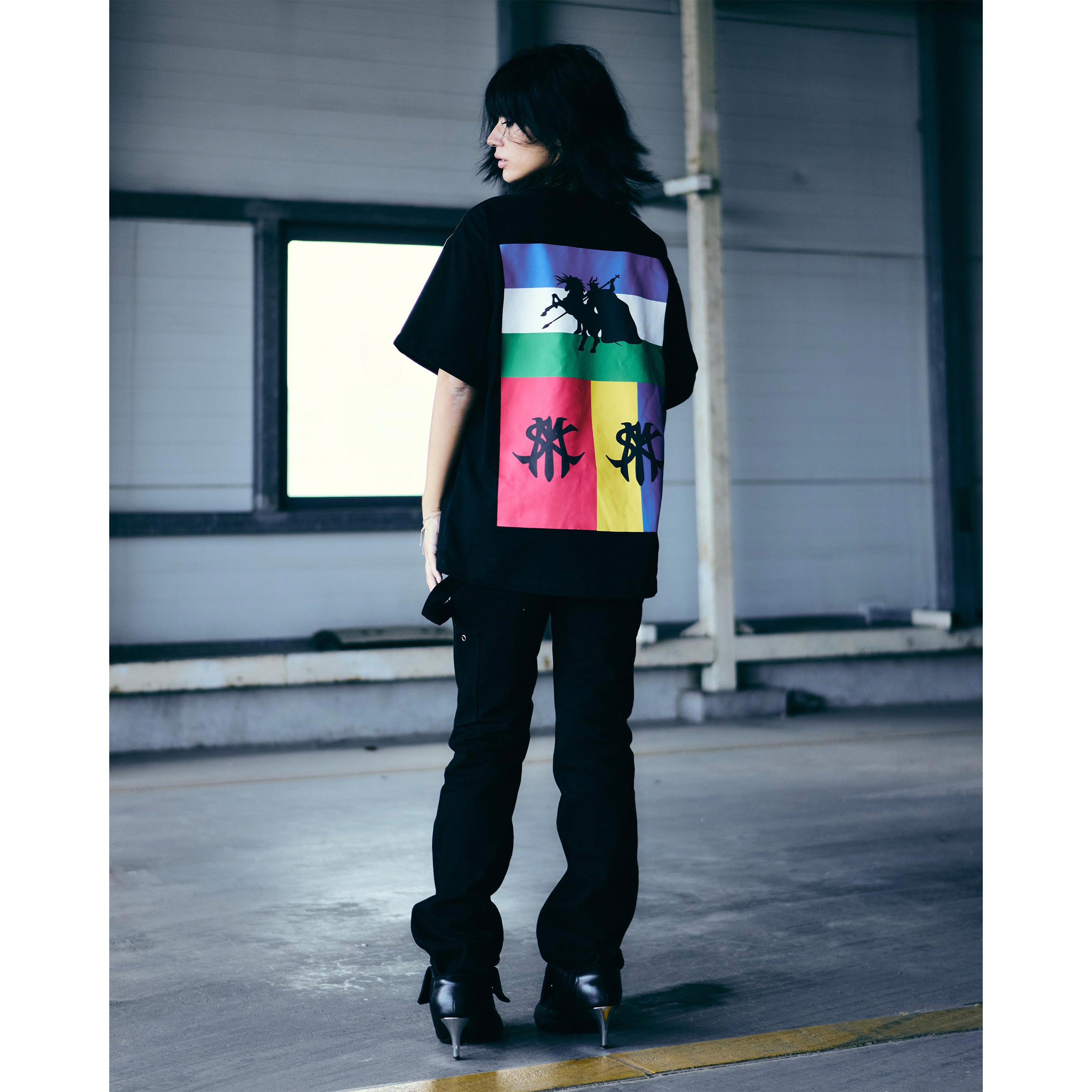 ”Flags" Layered Shirt