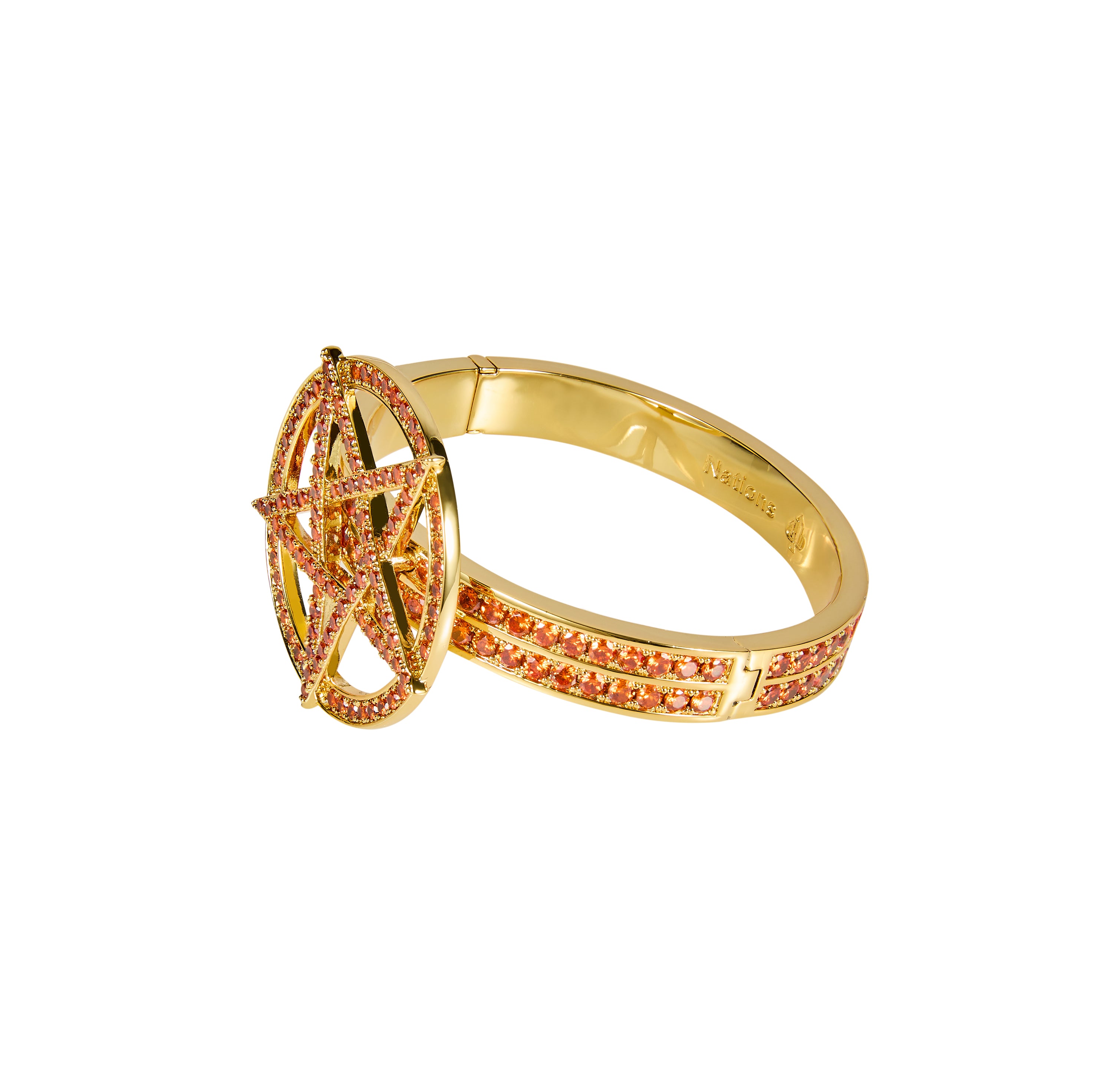 Nations X AM “Nations Wrist” Bracelet Yellow Gold