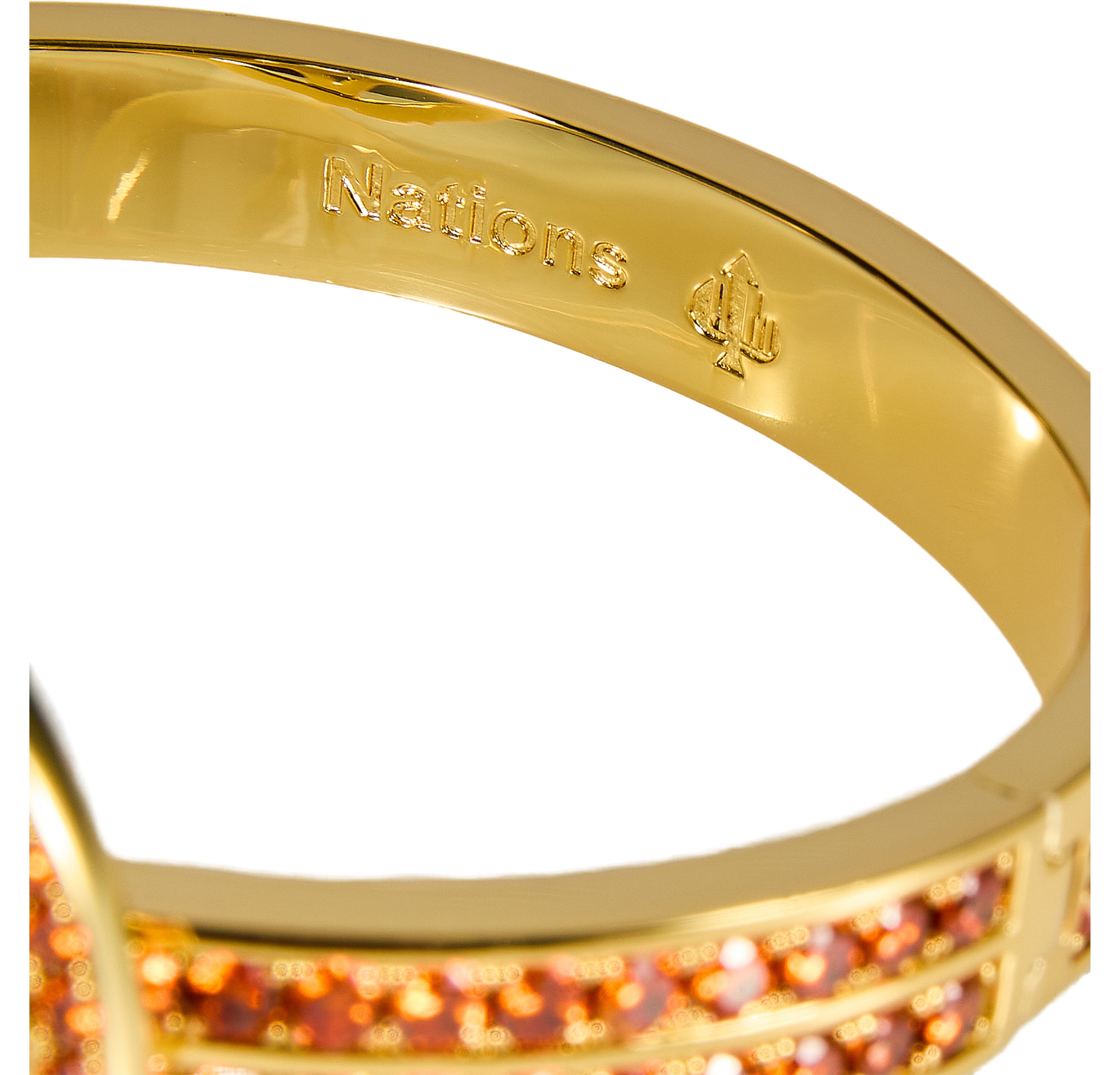 Nations X AM “Nations Wrist” Bracelet Yellow Gold