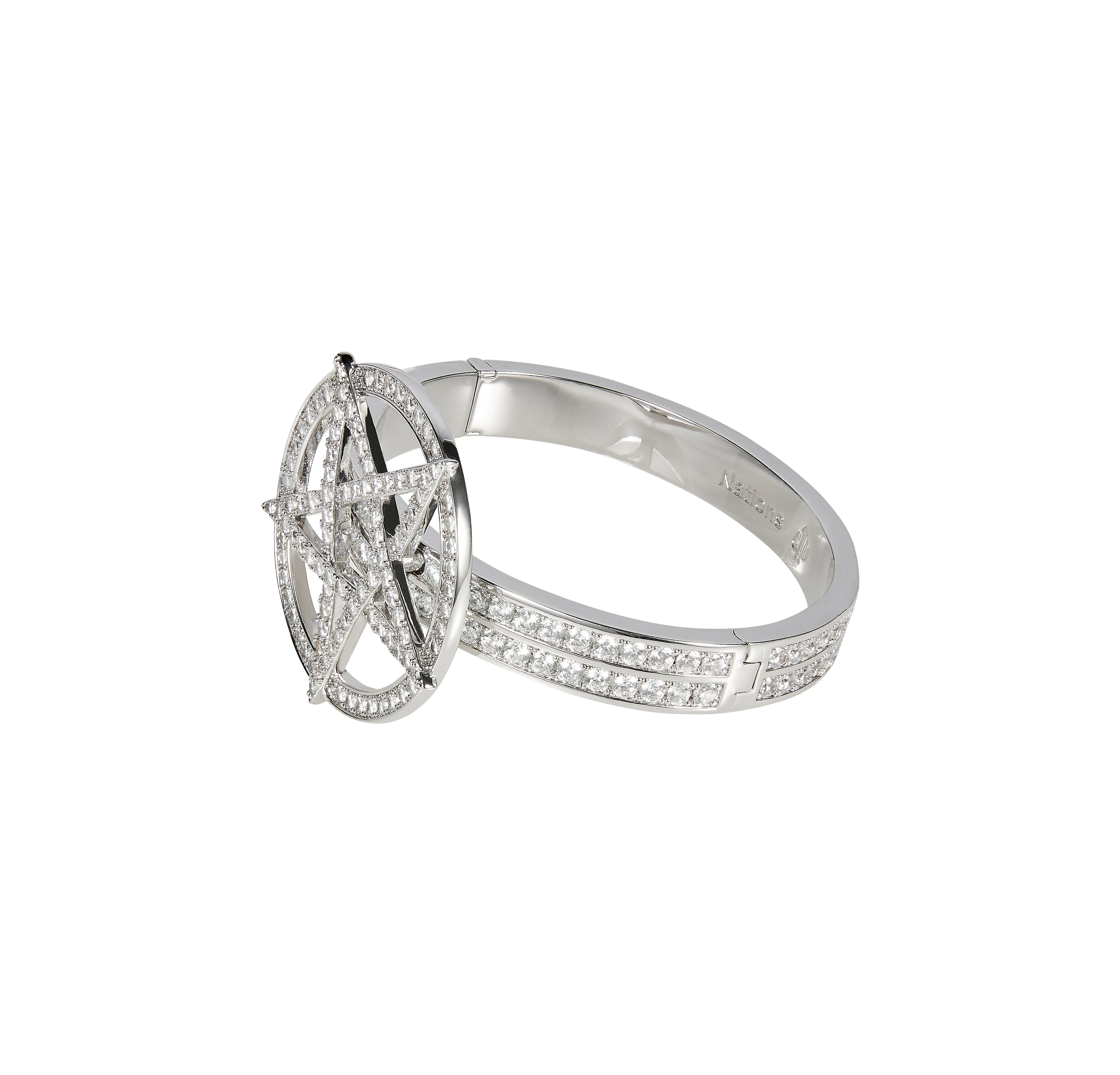 Nations X AM “Nations Wrist” Bracelet White Gold