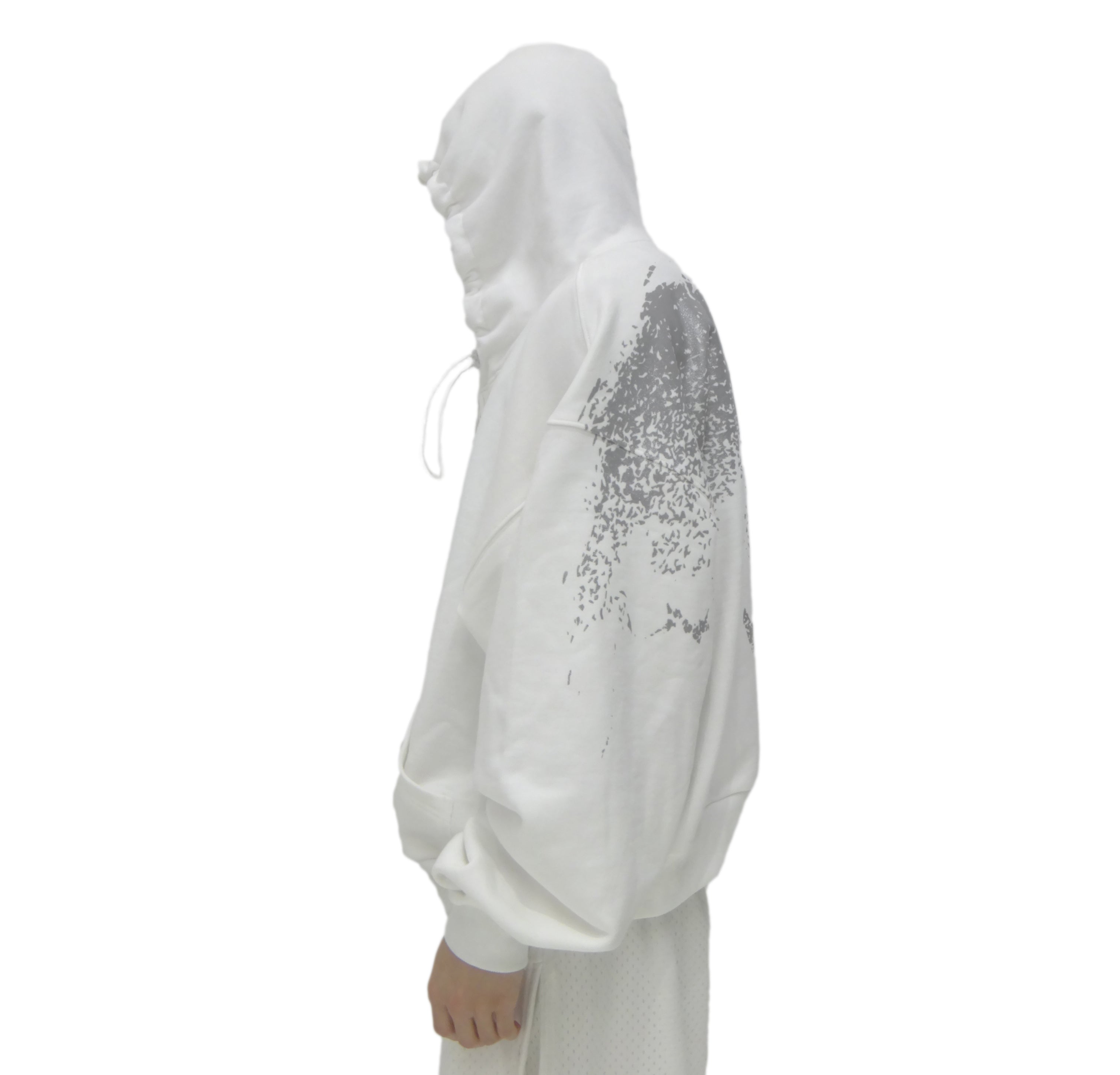 Phoenix Cocoon Hoodie White