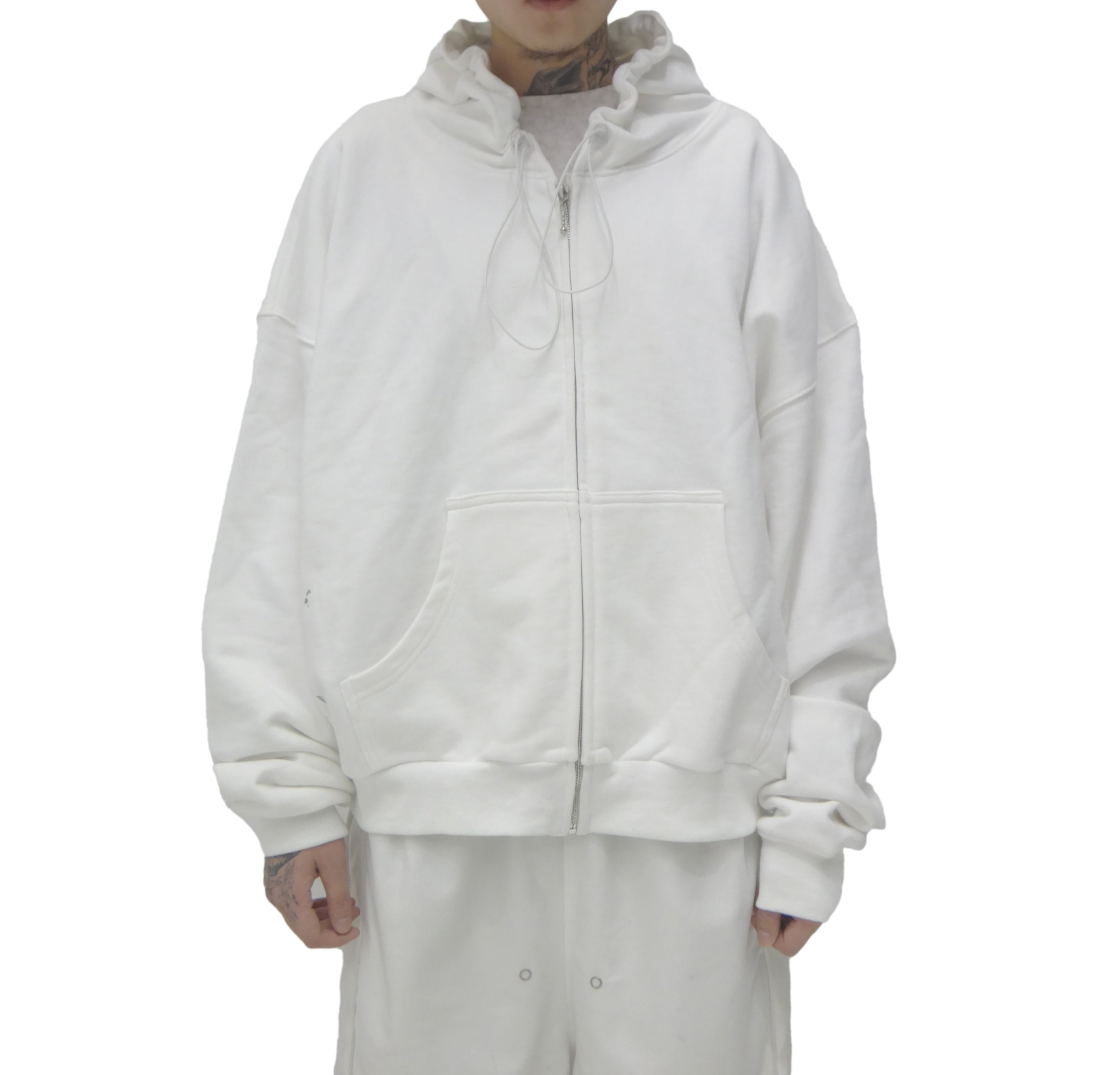 Phoenix Cocoon Hoodie White