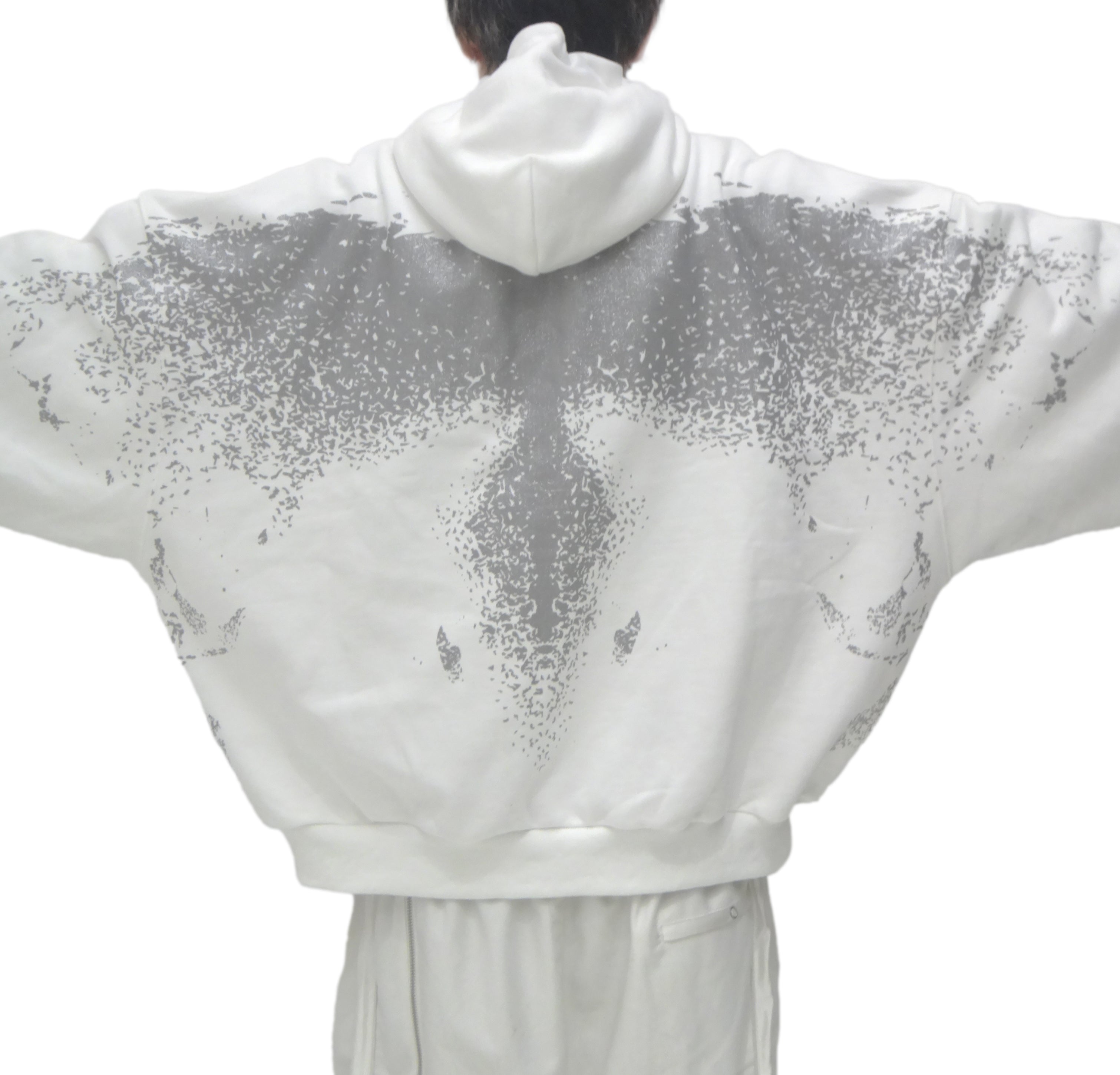 Phoenix Cocoon Hoodie White