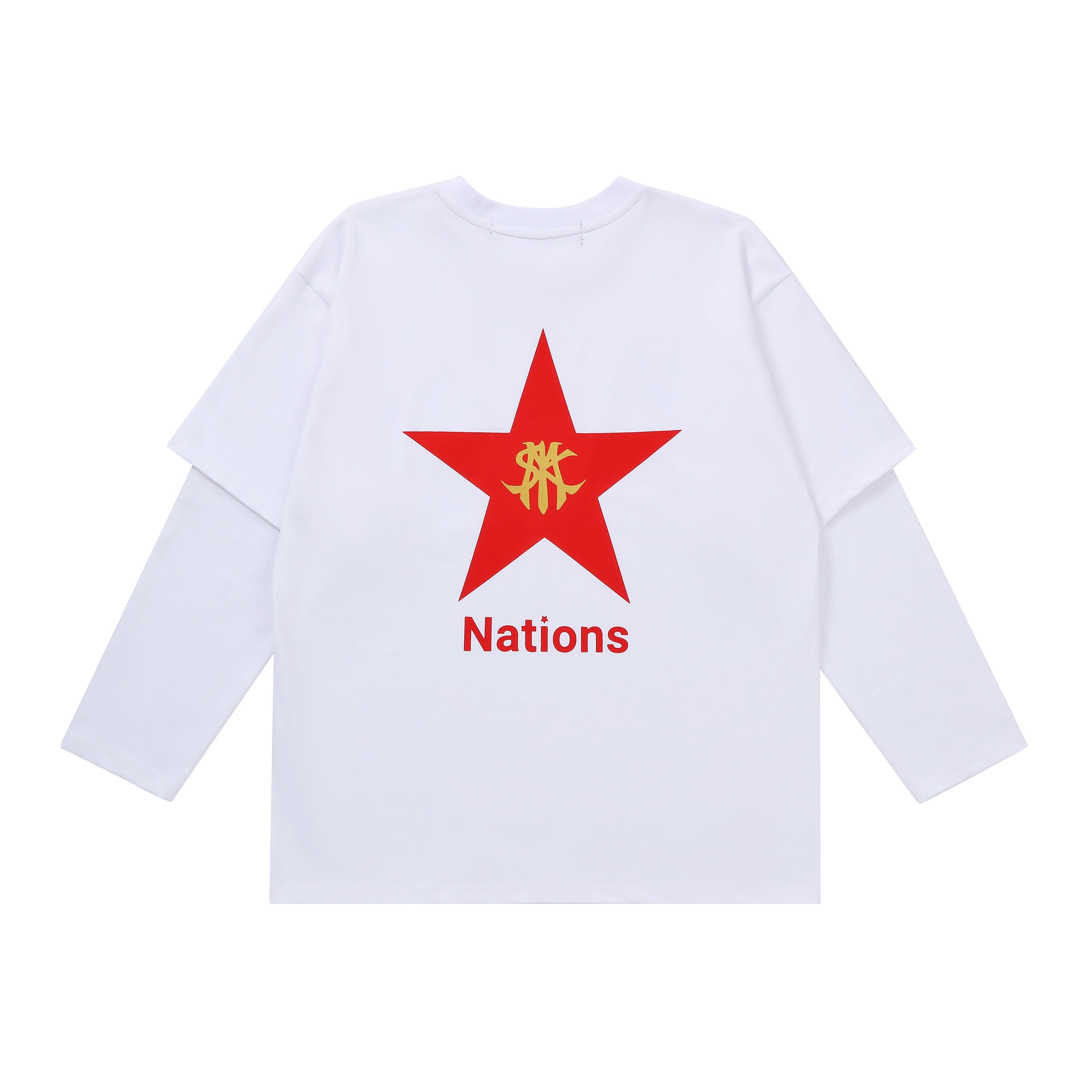 ”Stars" Layered Shirt