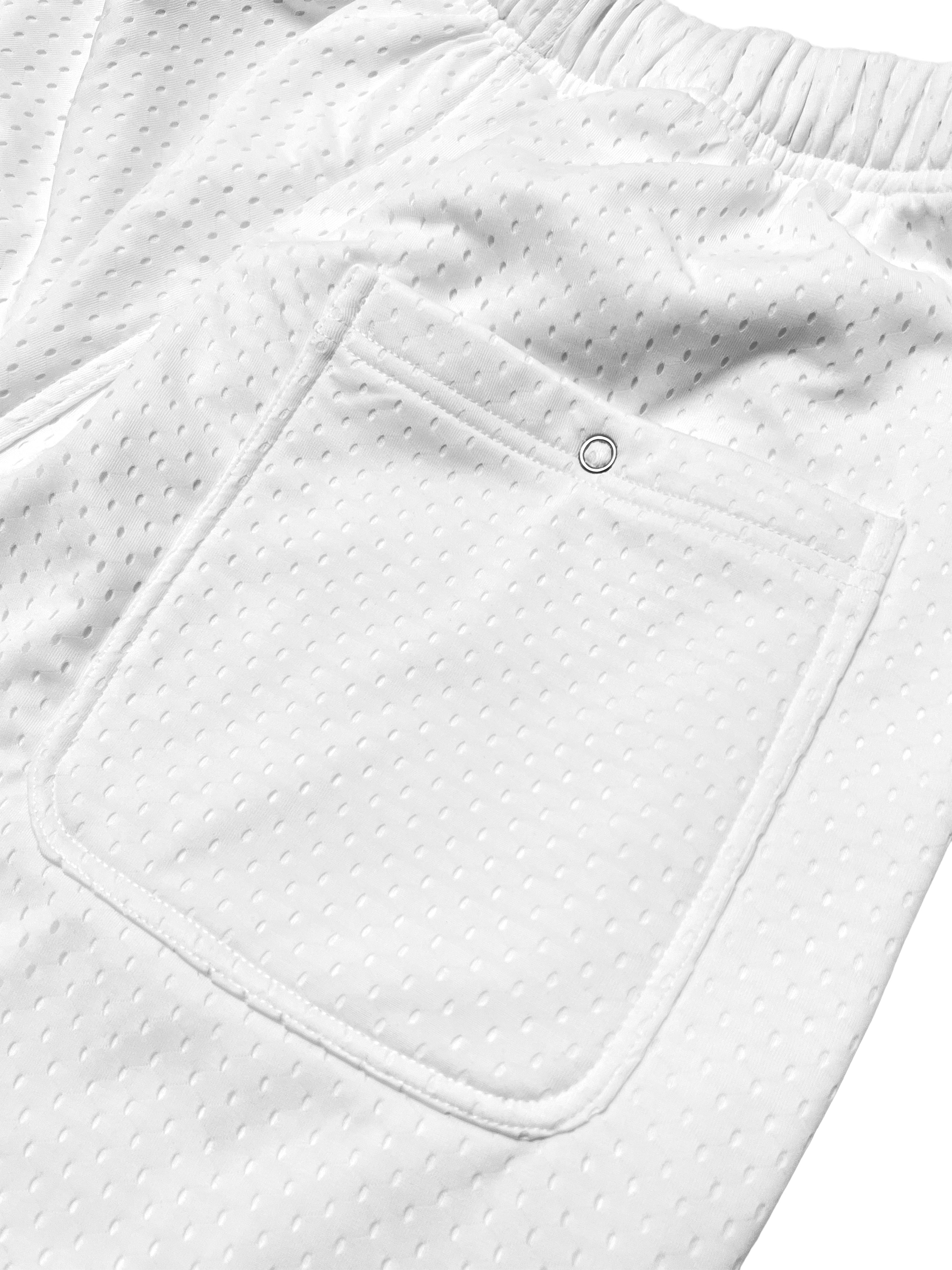 Mesh Jersey Pants 1.5 White