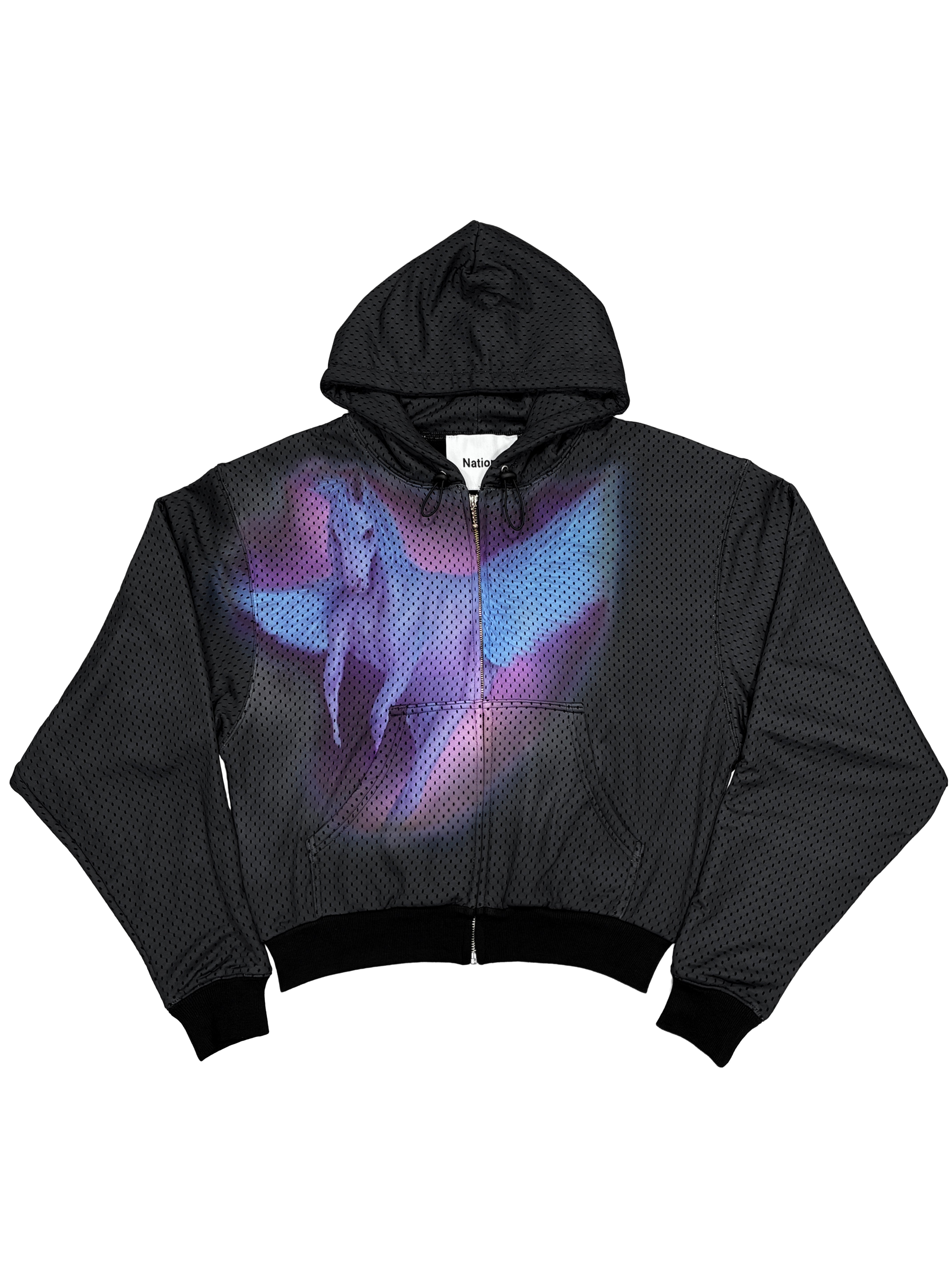 Pegasus Mesh Jersey Hoodie 1.5 Black