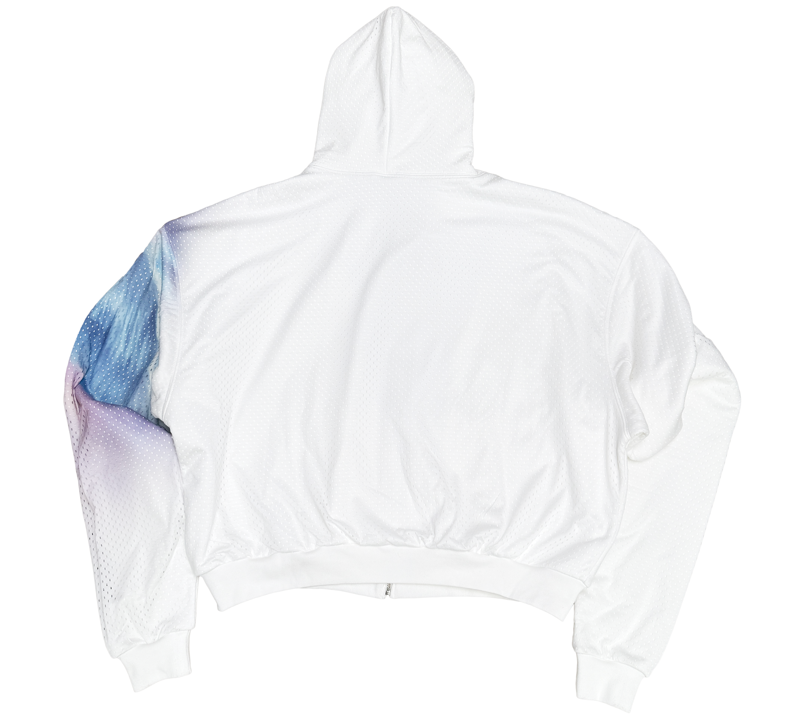Pegasus Mesh Jersey Hoodie White
