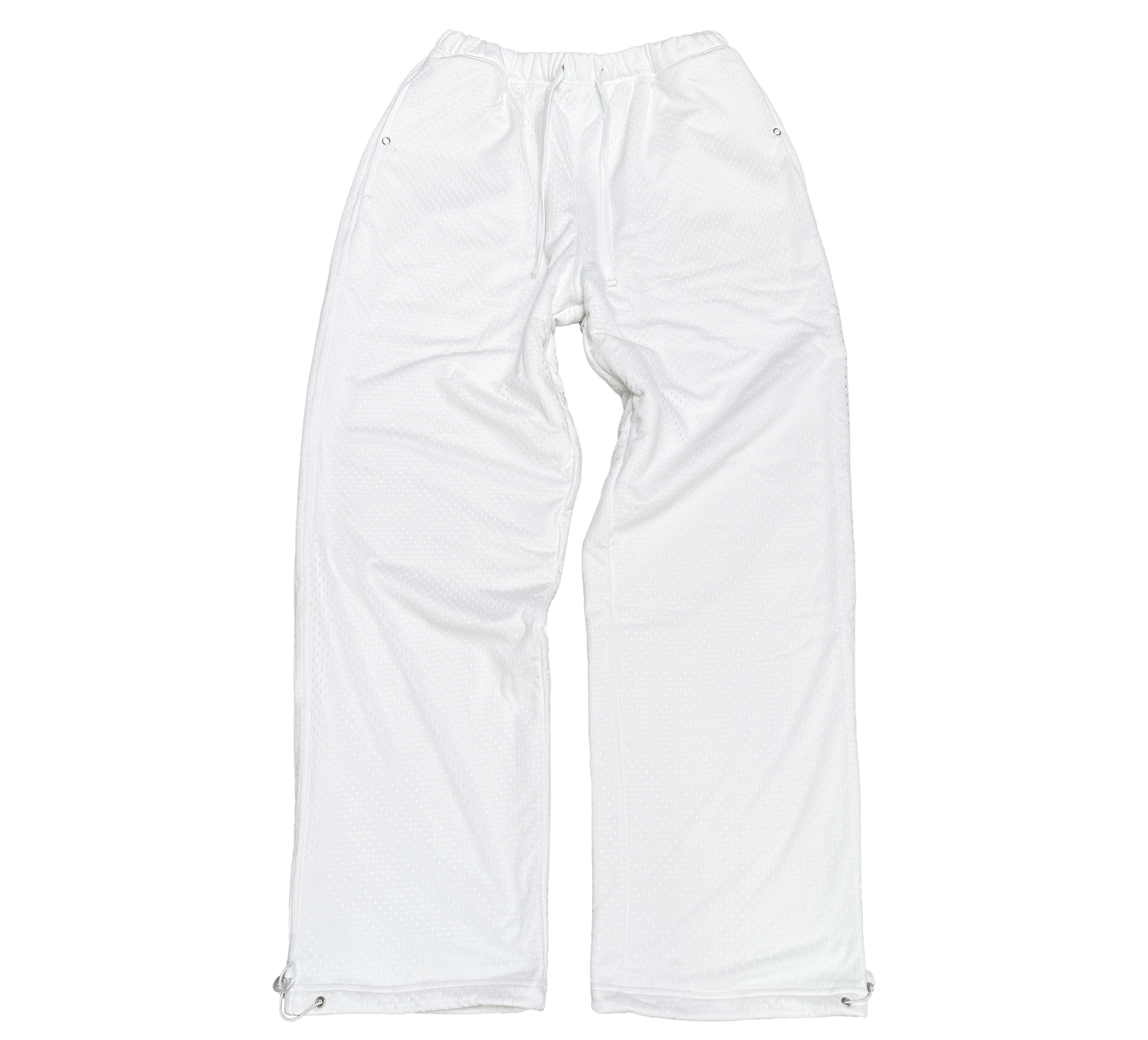 Mesh Jersey Pants White