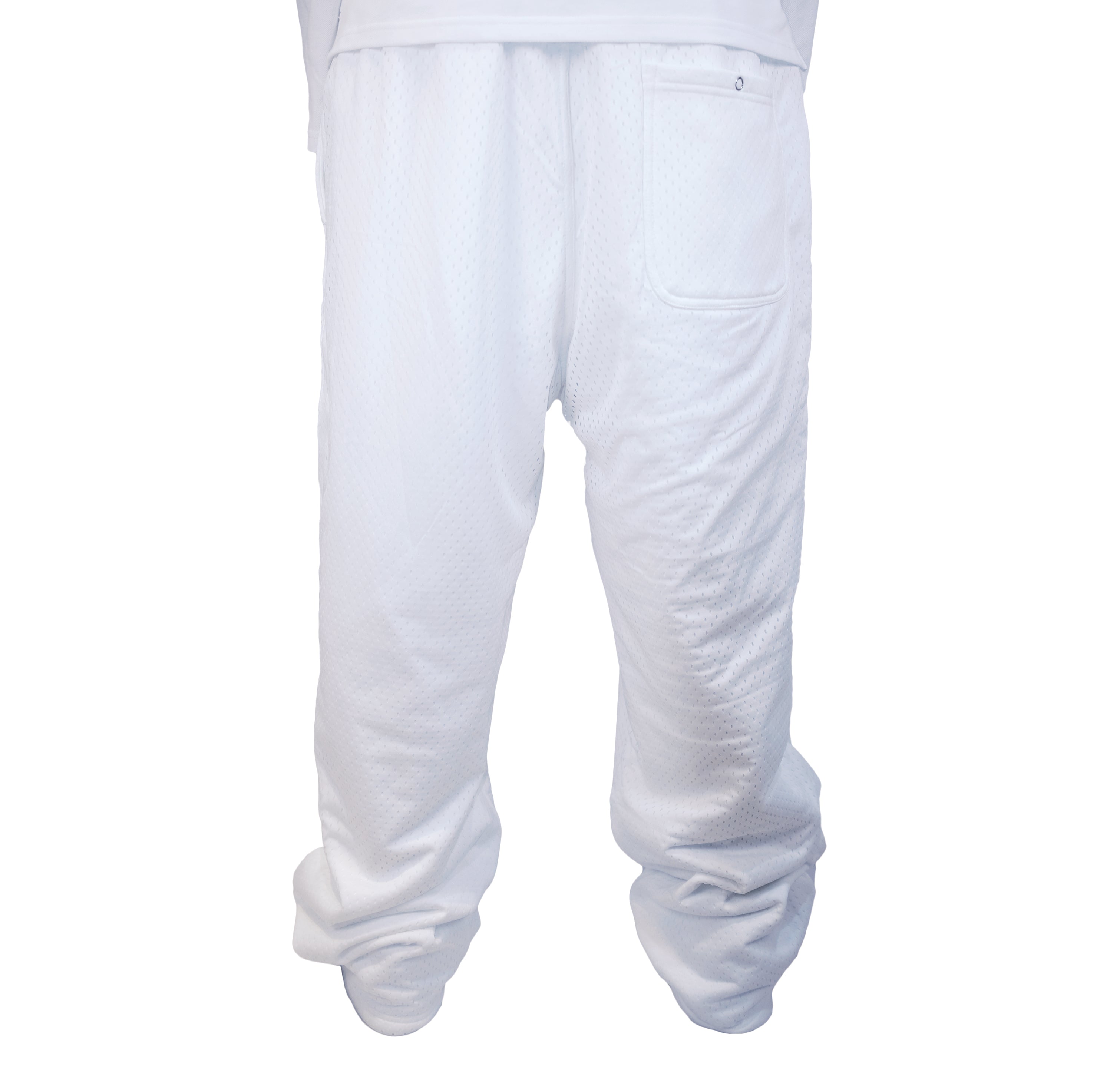 Mesh Jersey Pants White